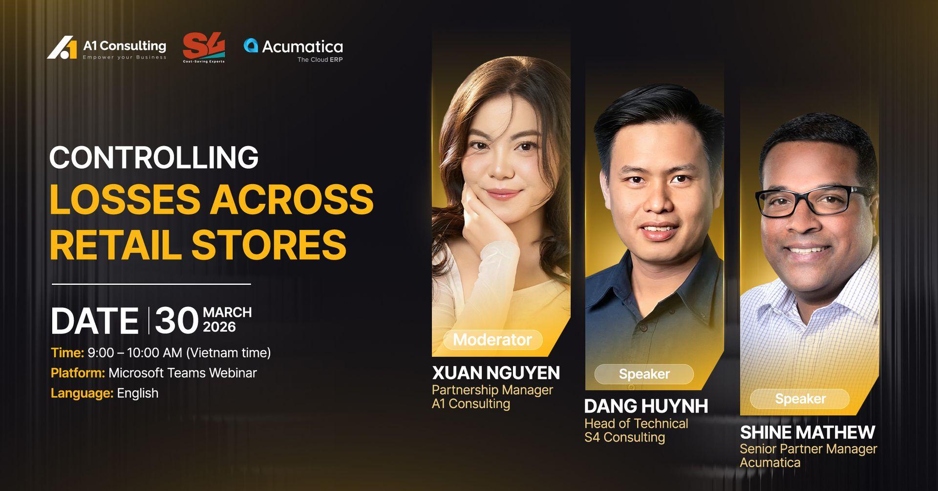 Webinar: Controlling Losses Across Retail Stores
